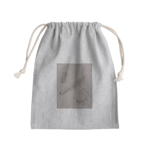 スケッチ Mini Drawstring Bag