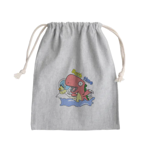 恐竜　ティラノサウルス　トレックス Mini Drawstring Bag