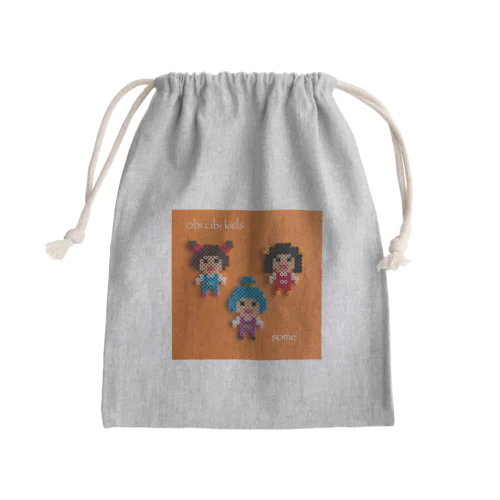 チビチビキッズ Mini Drawstring Bag