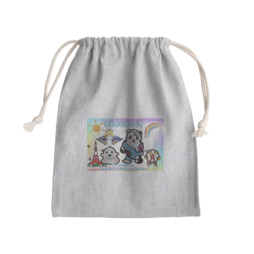 IOST【326ミツル】如月デザイン Mini Drawstring Bag