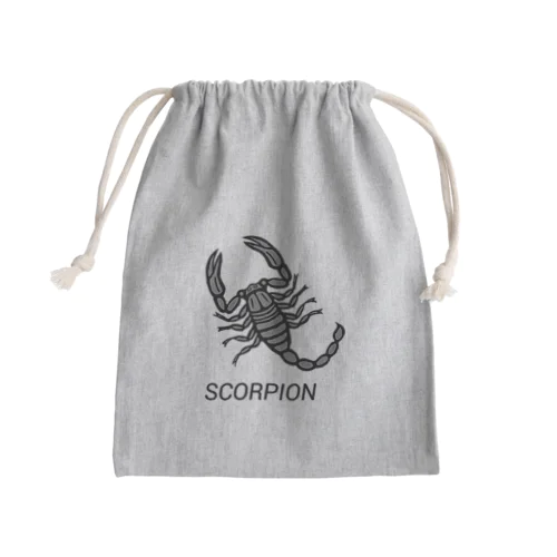 サソリ Mini Drawstring Bag