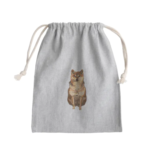 柴犬 Mini Drawstring Bag