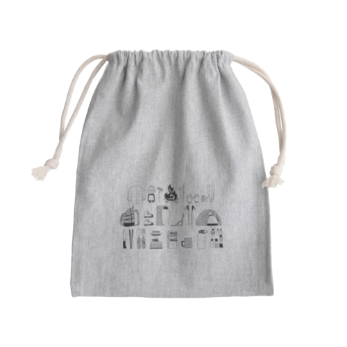 キャンプの道具A Mini Drawstring Bag