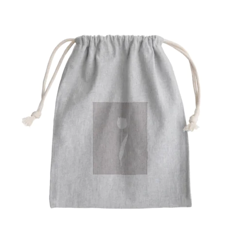 Tulip silhouette Mini Drawstring Bag