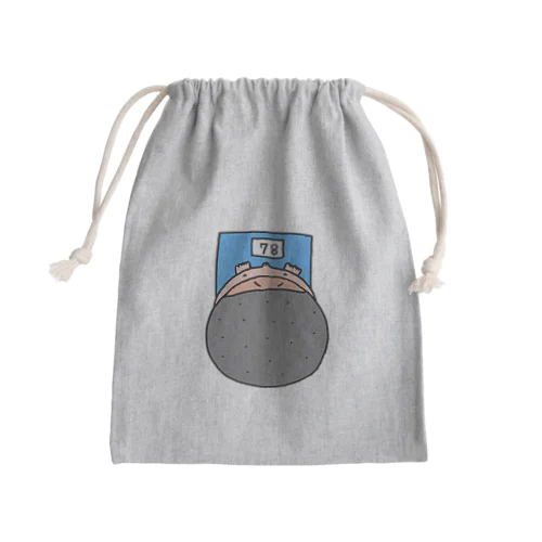 体重計（大） Mini Drawstring Bag