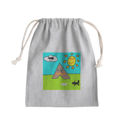 キャンプ Mini Drawstring Bag