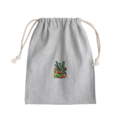 夏野菜オンパレード Mini Drawstring Bag