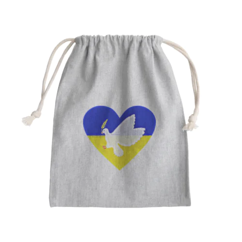 Pray For Peace ウクライナ応援 Mini Drawstring Bag