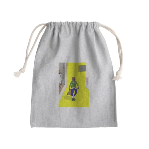 パリでの買い物 Mini Drawstring Bag