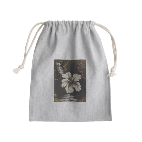 クールなハイビスカス Mini Drawstring Bag