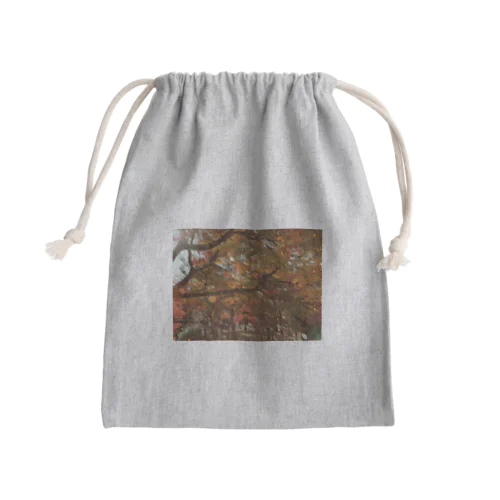 autumn leaves Mini Drawstring Bag