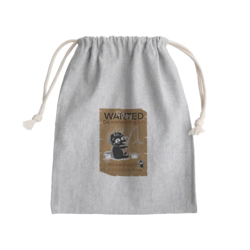 daradaraくん＃26ウォンテッドシリーズ Mini Drawstring Bag