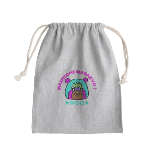 MY BUDDY 公式キャラクター ★BOO★ Mini Drawstring Bag