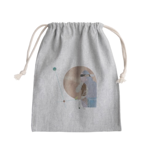nano_kinchaku Mini Drawstring Bag
