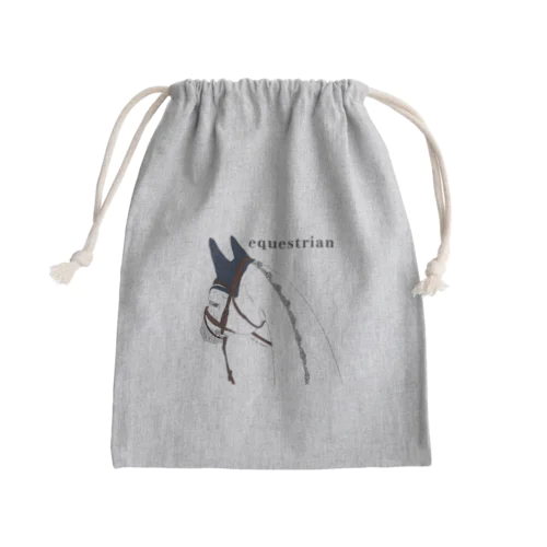 equestrian  Mini Drawstring Bag