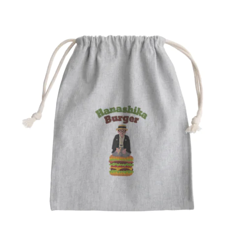 噺家バーガー Mini Drawstring Bag