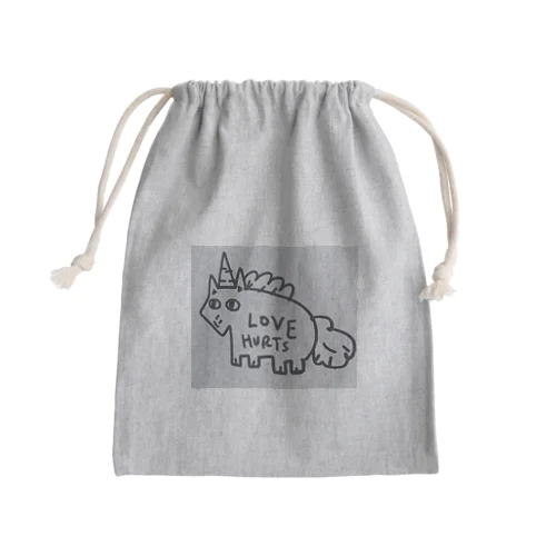 HURTS君 Mini Drawstring Bag