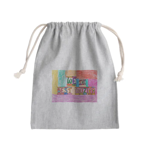 We The Best Muzika ロゴ ～デニゼ バージョン～ Mini Drawstring Bag