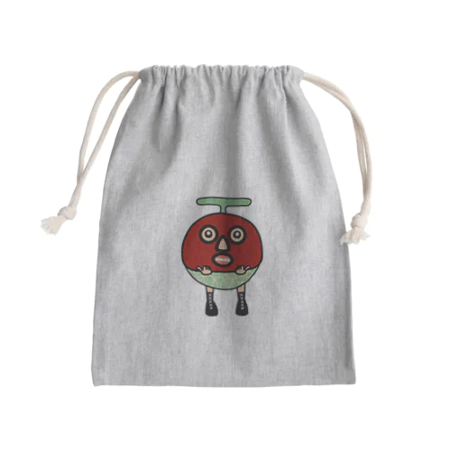 ダブルマスクメロン Mini Drawstring Bag