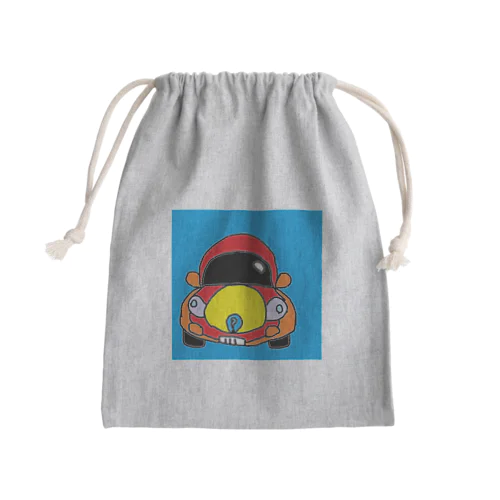 かわいいクルマ Mini Drawstring Bag