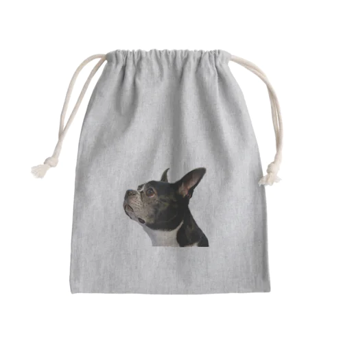 うちのボストンテリアがかわいい Mini Drawstring Bag