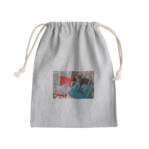 しぐれとまん Mini Drawstring Bag