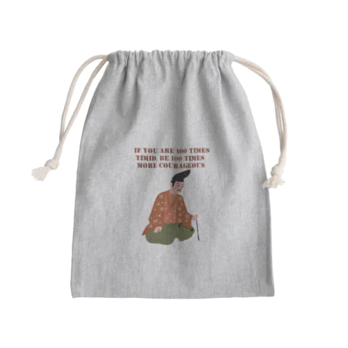 遮那王 像 Mini Drawstring Bag