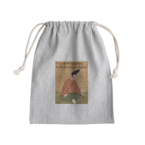  遮那王 像(背景ありVr) Mini Drawstring Bag