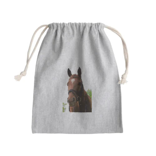 牧場 乗馬 馬術の馬 Mini Drawstring Bag