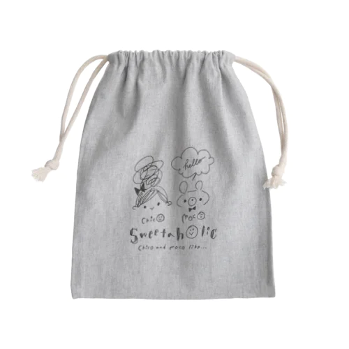 helloちこもこ Mini Drawstring Bag