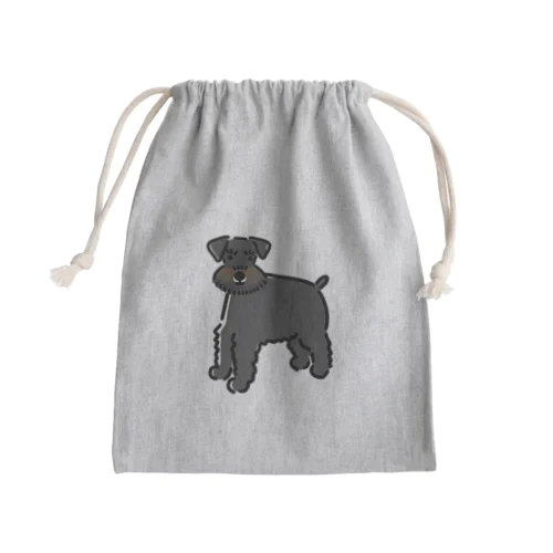 黒シュナぽ Mini Drawstring Bag