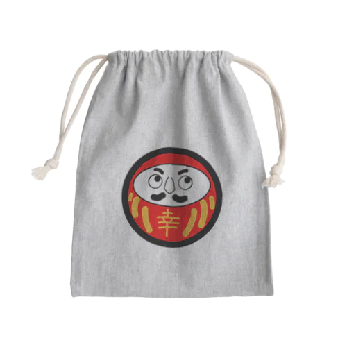 だるま Mini Drawstring Bag