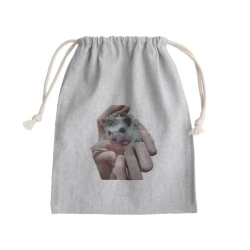 ハリネズミのしげまる Mini Drawstring Bag