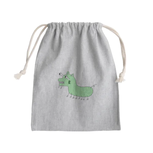 ソレハオオカミ Mini Drawstring Bag