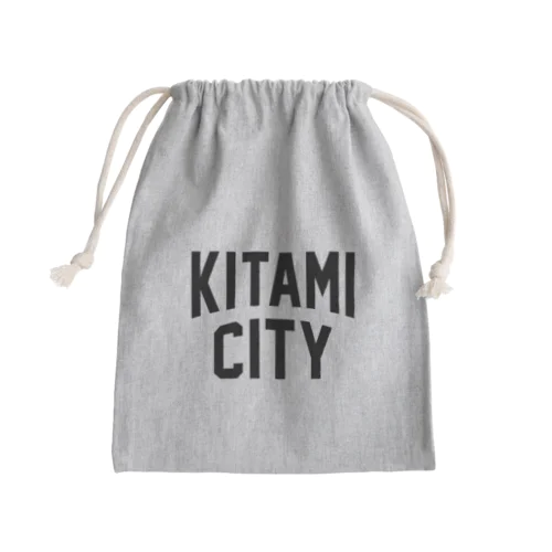 北見市 KITAMI CITY Mini Drawstring Bag