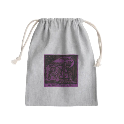 三日月甲虫と山羊頭琴 Mini Drawstring Bag