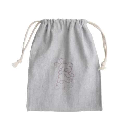 ❌❌らびっと Mini Drawstring Bag