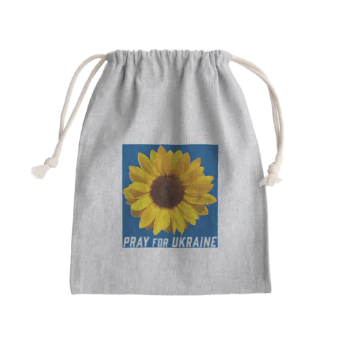 PRAY FOR UKRAINE Mini Drawstring Bag