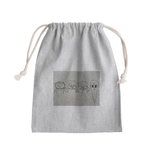 ヨネコと愉快な仲間たち Mini Drawstring Bag