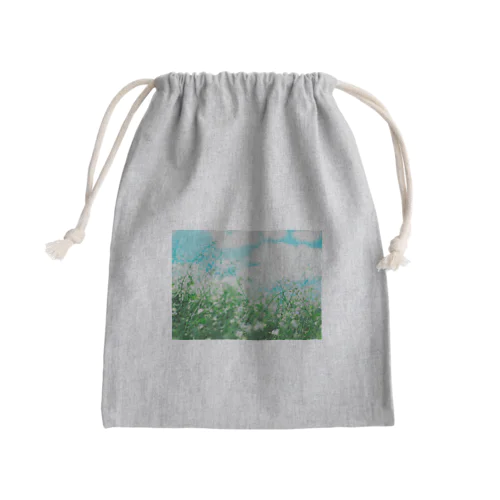 花柄3 Mini Drawstring Bag