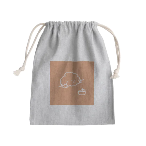 わんことケーキ Mini Drawstring Bag