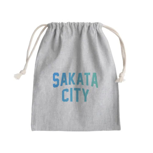 酒田市 SAKATA CITY Mini Drawstring Bag