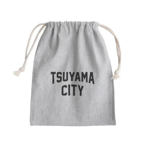 津山市 TSUYAMA CITY Mini Drawstring Bag