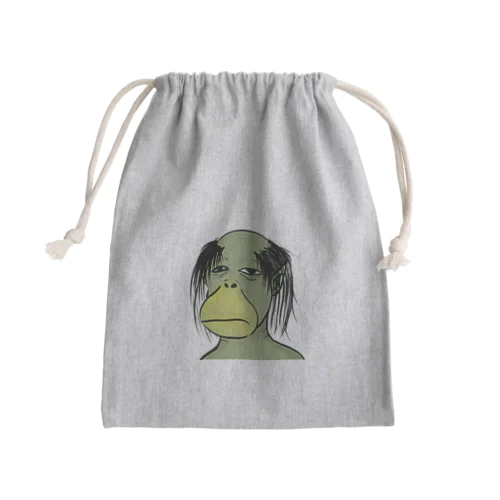 社会の荒波に揉まれまくったカッパ Mini Drawstring Bag