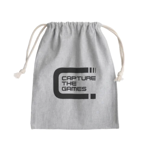 「CAPTURE THE GAMES」 OFFICIAL LOGO Mini Drawstring Bag