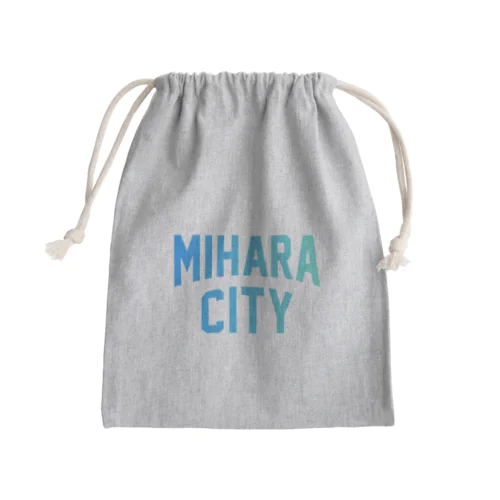 三原市 MIHARA CITY Mini Drawstring Bag