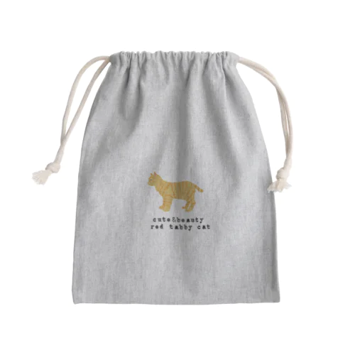 猫1-5 茶トラ猫 Mini Drawstring Bag