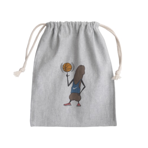 Eddie Funky Dick - Basketball Mini Drawstring Bag