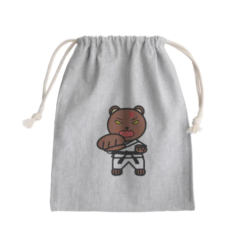 くま押忍！！ Mini Drawstring Bag