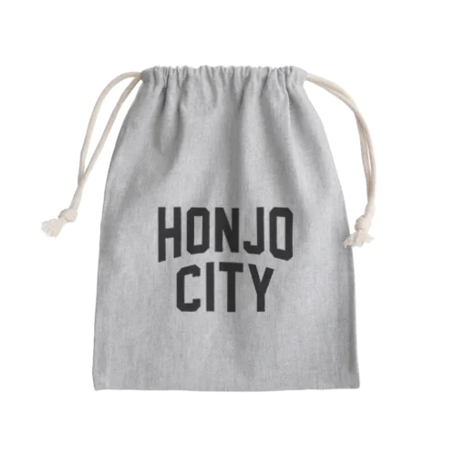 本庄市 HONJO CITY Mini Drawstring Bag
